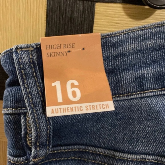 vintage royalty jeans size 16 High Rise Skinny - Picture 3 of 5